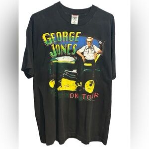 Vintage 90’s George Jones Tour Tee Shirt.